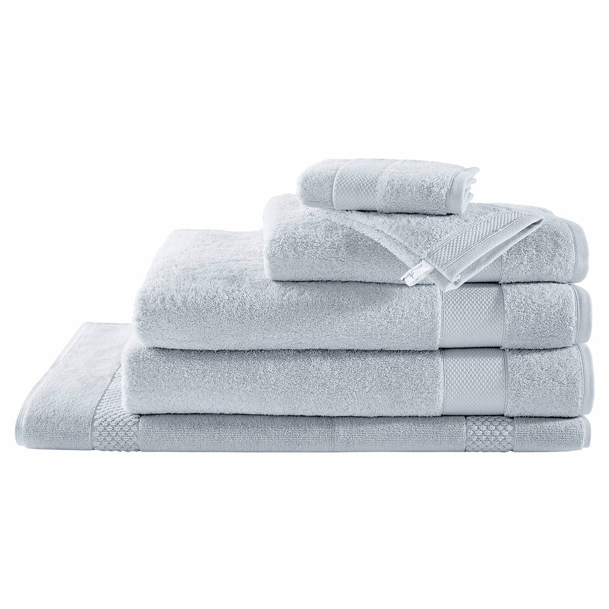 Plain Terry - Guest Towel - Light Grey