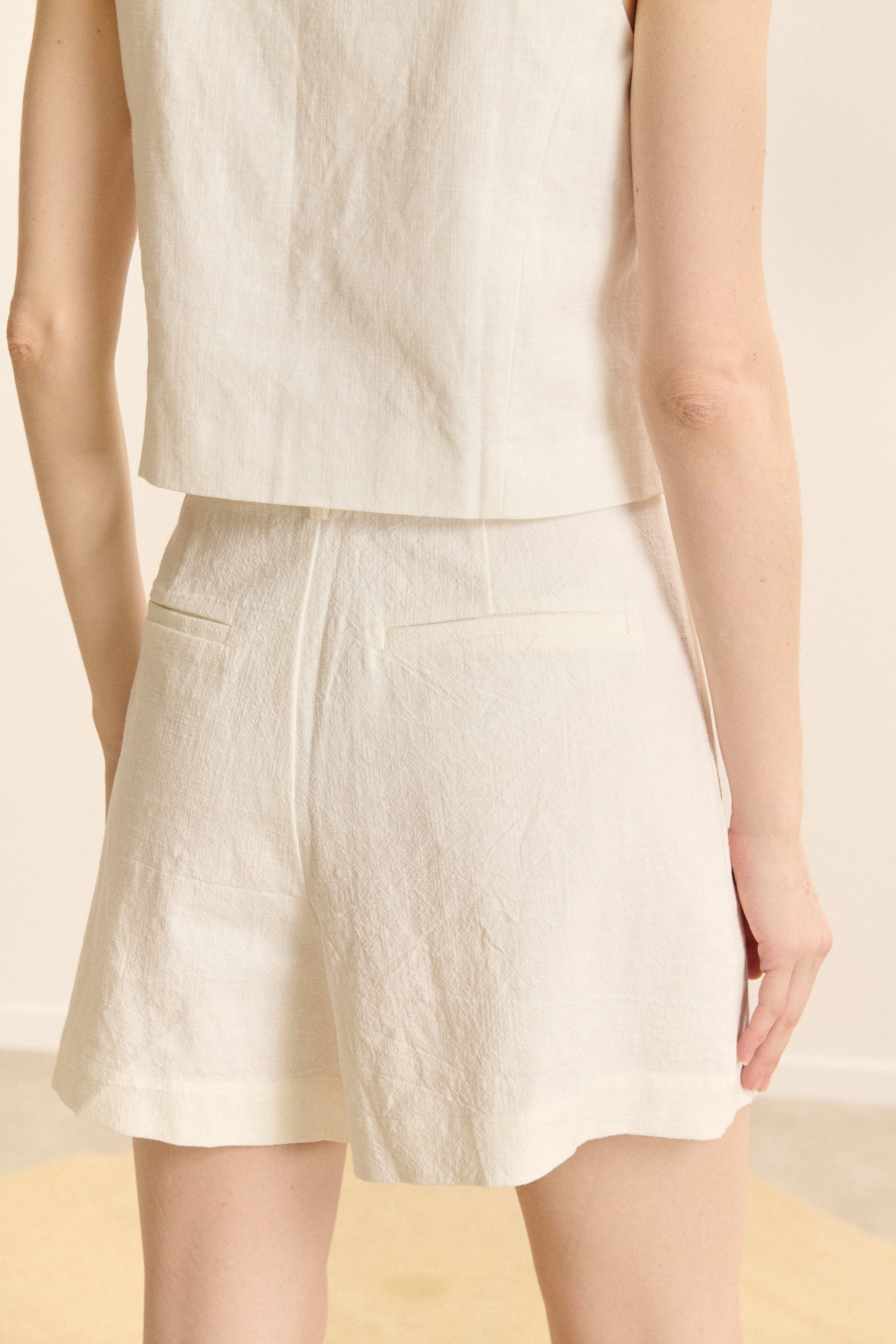 Short Come - Blanc