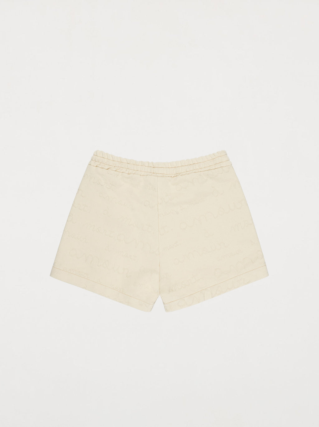 Pantalón Corto Amour Jacquard Crudo