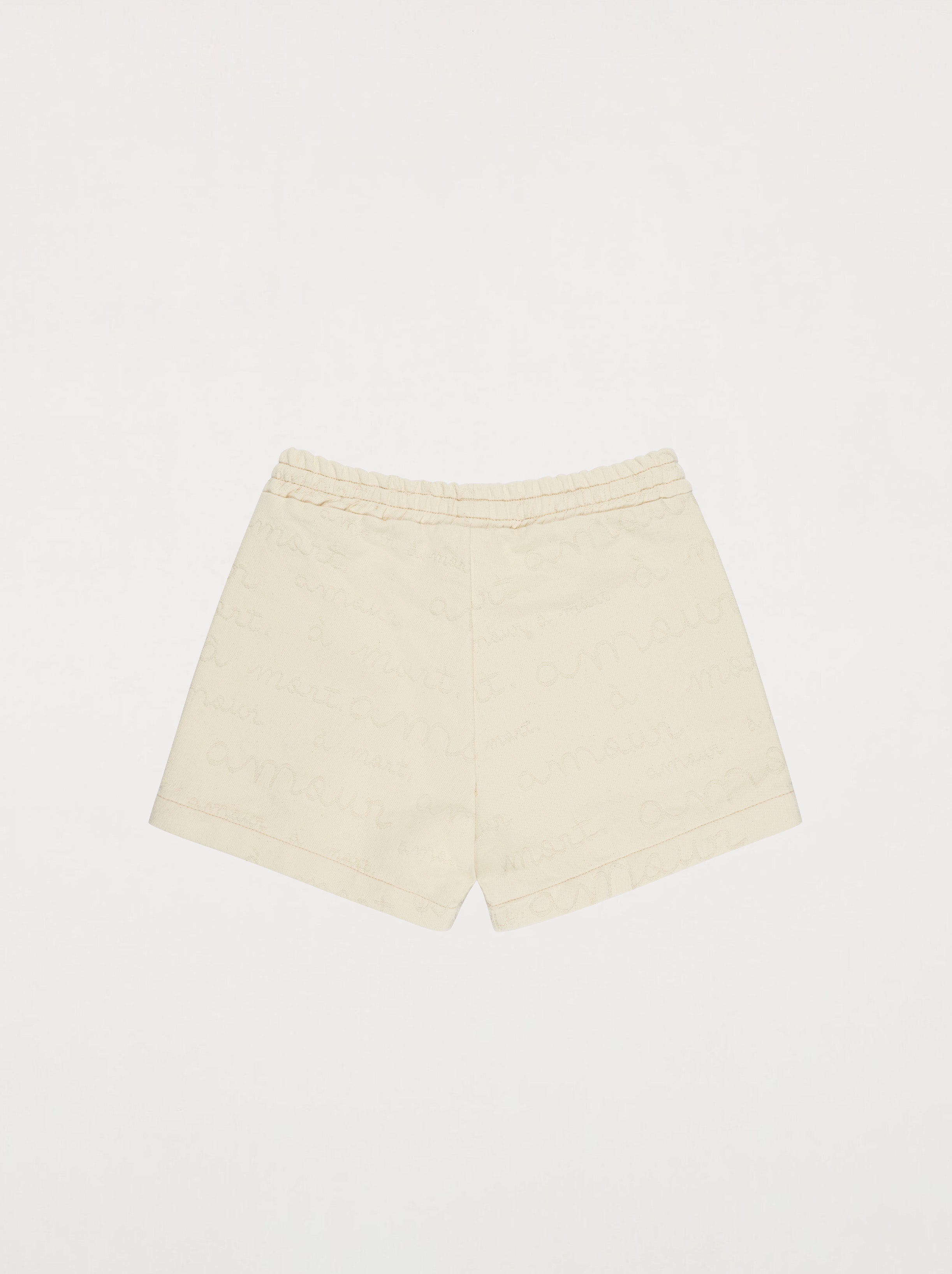 Pantalón Corto Amour Jacquard Crudo
