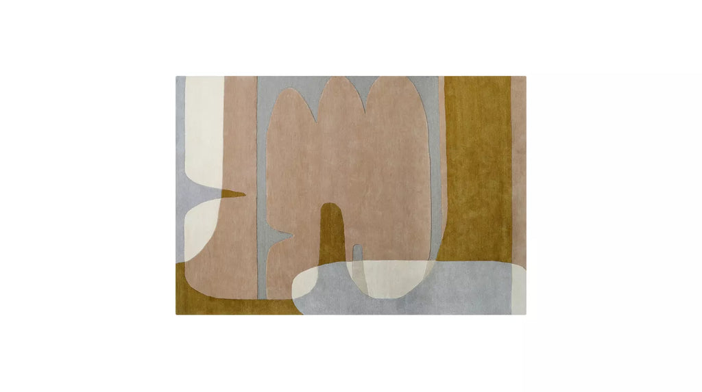 TOULEMONDE BOCHART - Tappeto Siroco - 200 x 300 cm - 100% lana - Ocra