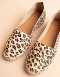Espadrilles Plates Skagen - Cuir Léopard - Femme