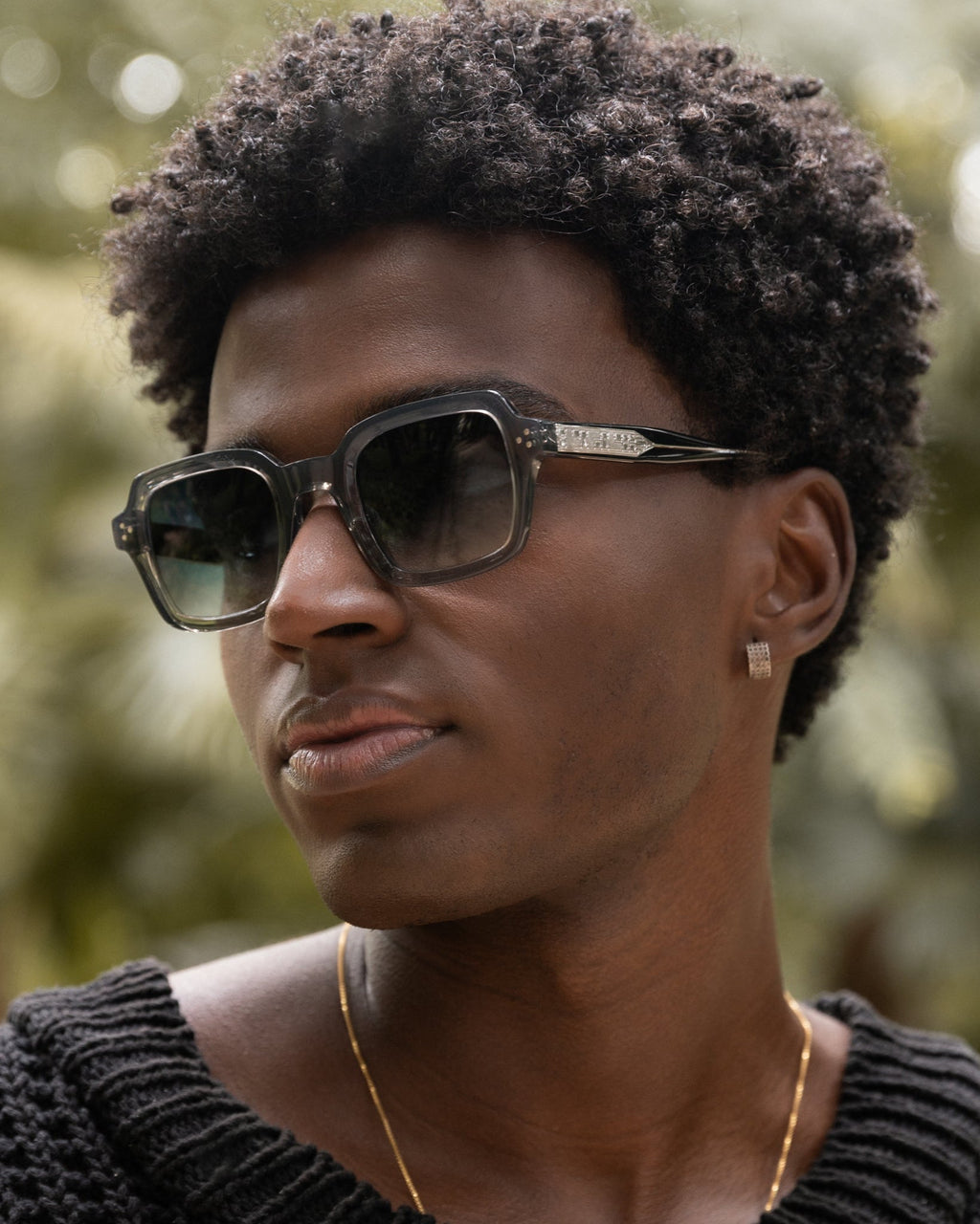 Gafas de sol Solal - Gris transparente - Hombre