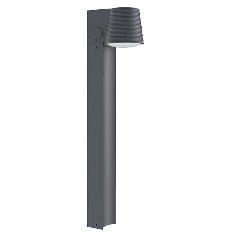 Soltek - Bolardo y poste solar - Acero - Negro