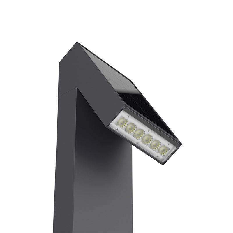 Soltek - Solar Bollard & Post - Plastic - Black