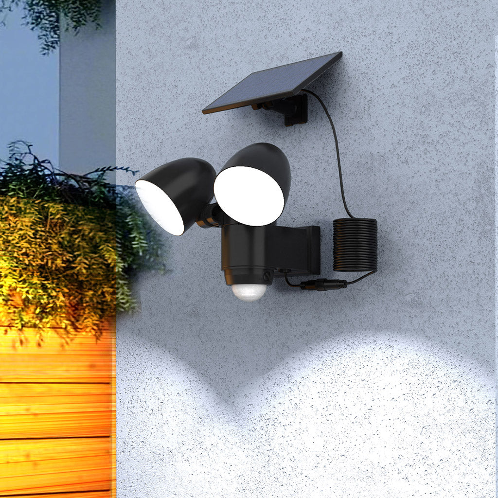 Walee - Solar Floodlight - Plastic - Black