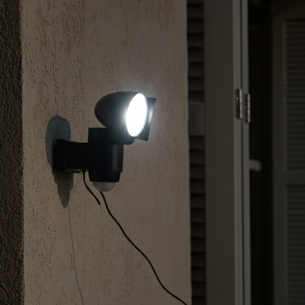 Walee - Solar Floodlight - Plastic - Black