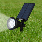 Spiky - Solar Spotlight - Plastic - Black