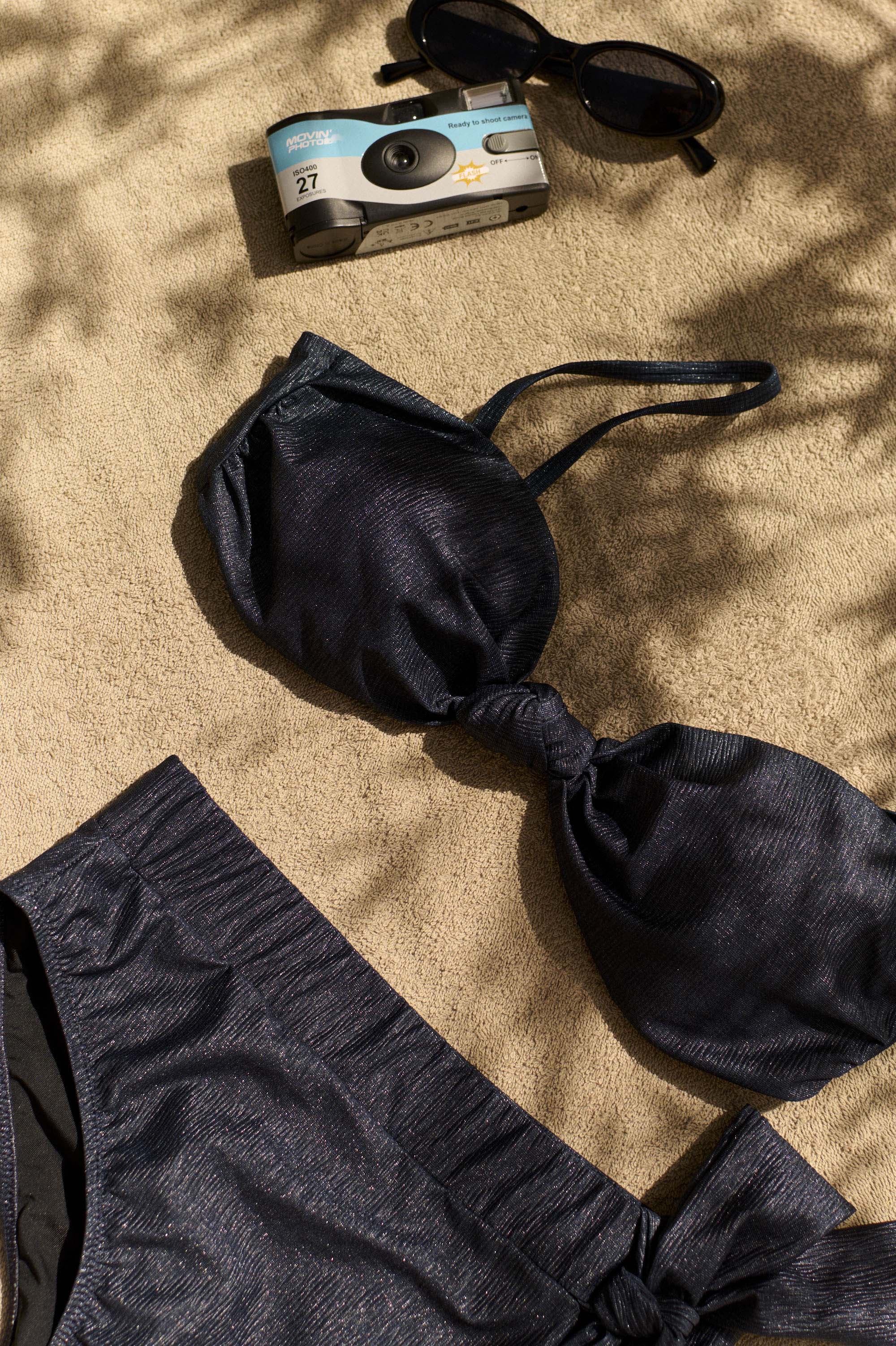 Haut De Maillot Conta Lurex Marine