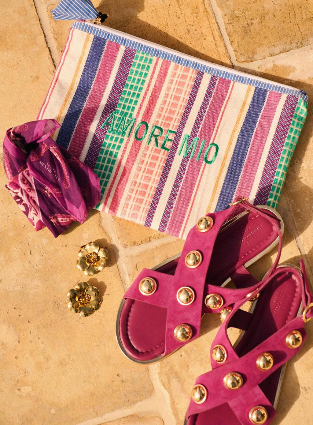 Pochette Eva Xl - Stripes Multico