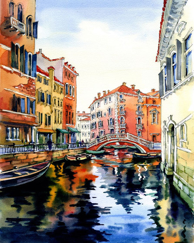 Paint by Numbers - Venice Watercolour