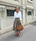 Janna Leopard Skirt