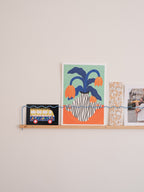 Super-Poses Onde Picture Ledge - Pastel Blue