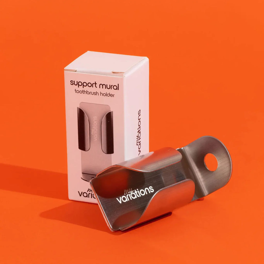 Brosse Rose + Étui + Support