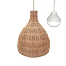 Bella - Suspension Sans Fil - Rotin - Beige