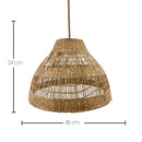 Merida - Lámpara colgante inalámbrica - Marine Grass - Beige