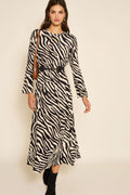 Robe Suzanne Zebra Black