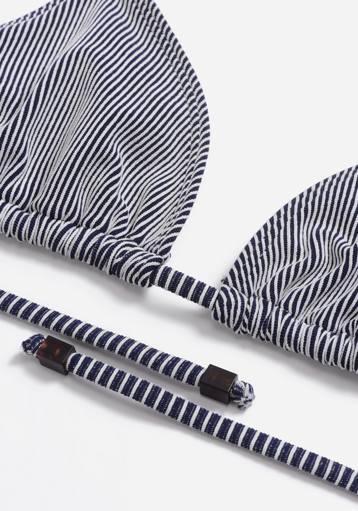 Haut De Maillot Triangle Silvio - Bleu