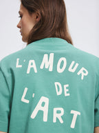 T-Shirt Unisexe L'Art De L'Amour Vert Givré