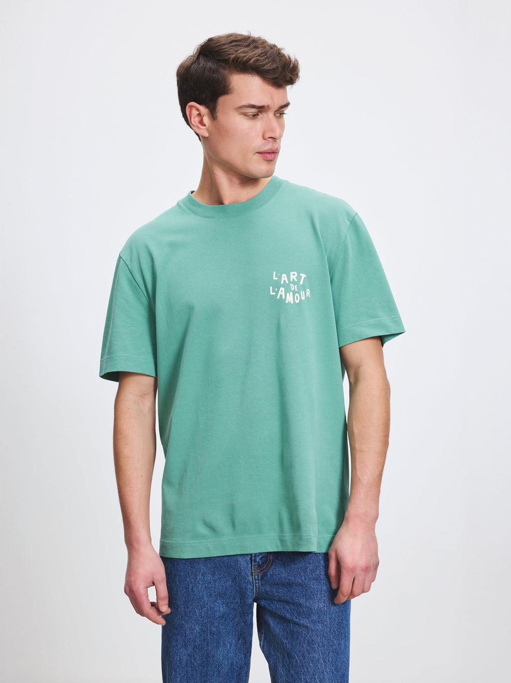 T-Shirt Unisexe L'Art De L'Amour Vert Givré