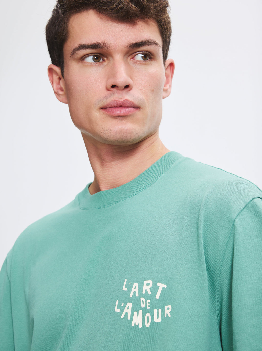 T-Shirt Unisexe L'Art De L'Amour Vert Givré