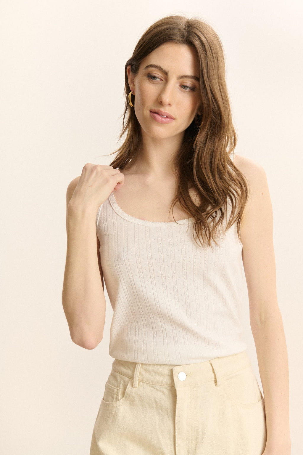 Cristine Tank Top - White
