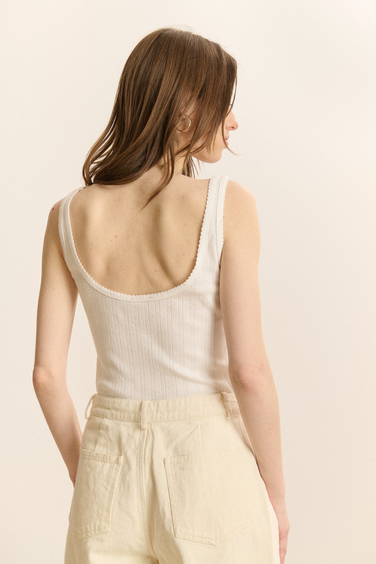 Cristine Tank Top - White