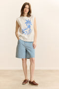 T-Shirt Palmier - Blanc