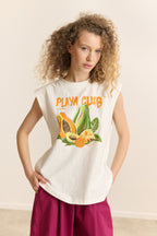 T-Shirt Playa - Blanc