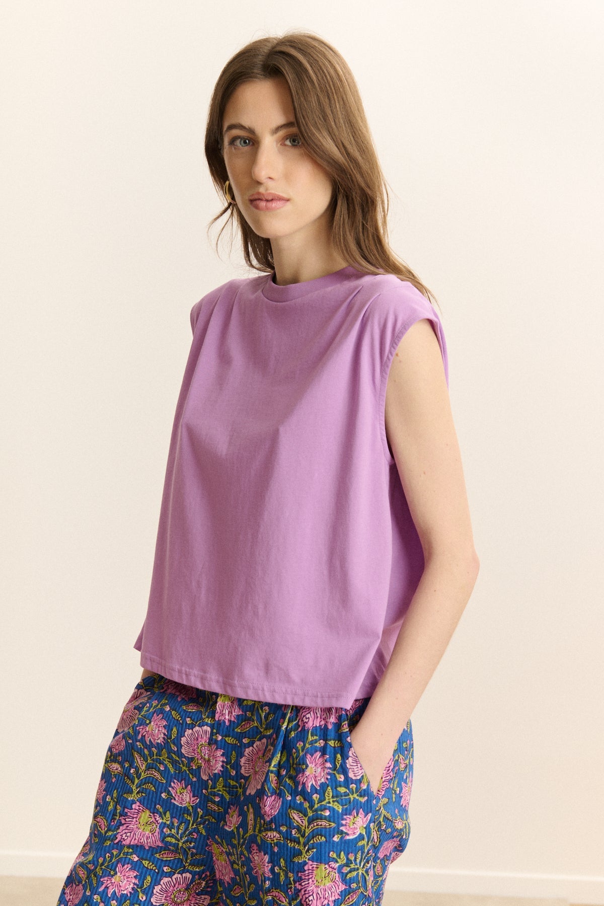 T-Shirt Vivi - Lilas