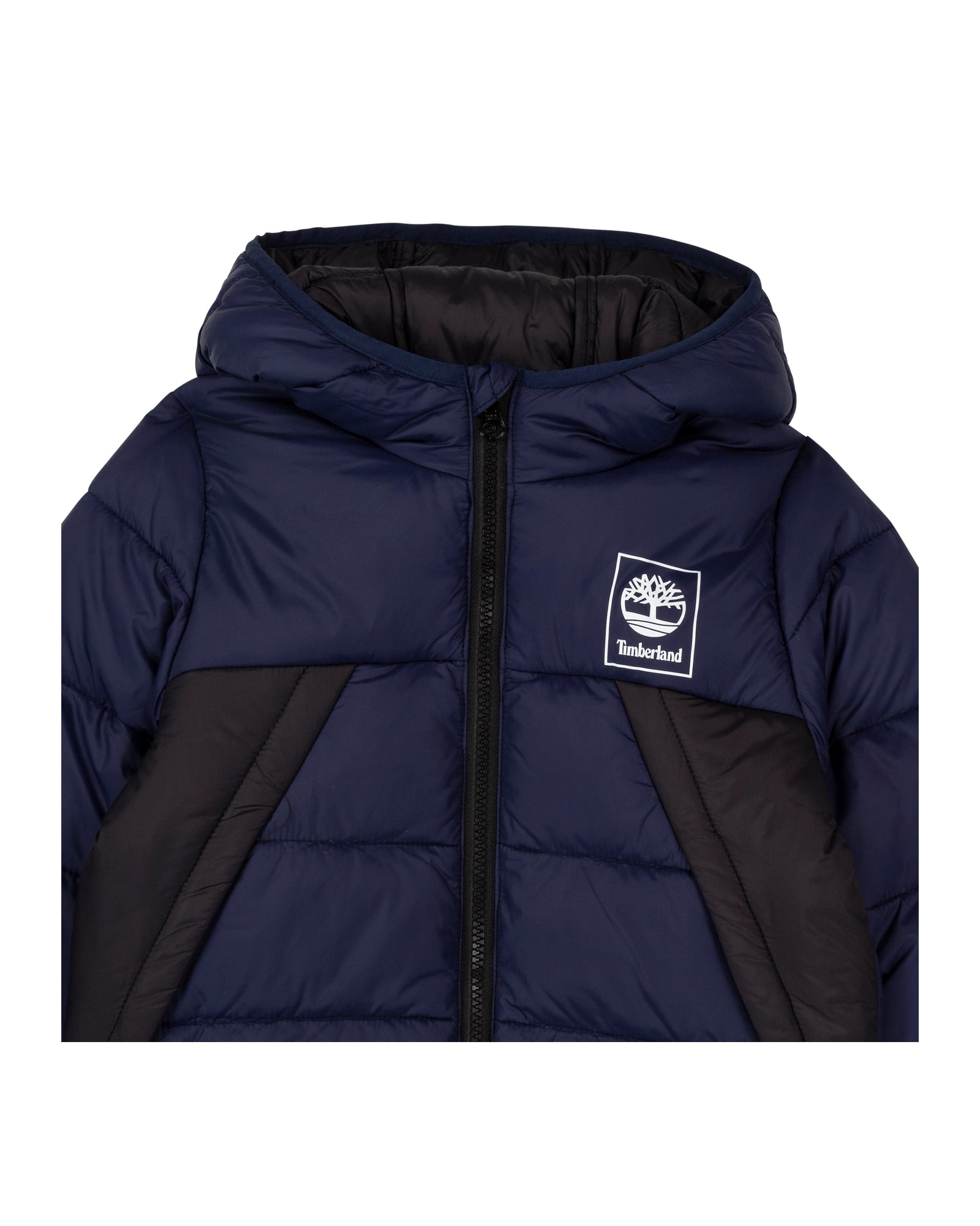 Timberland - Plumífero con Capucha - Blue Indigo - Niño