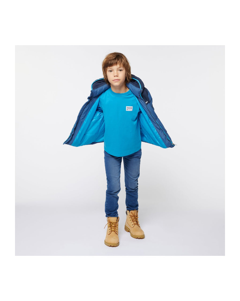 Timberland - Puffer Jacket - Thunder Blue - Kids - Boys