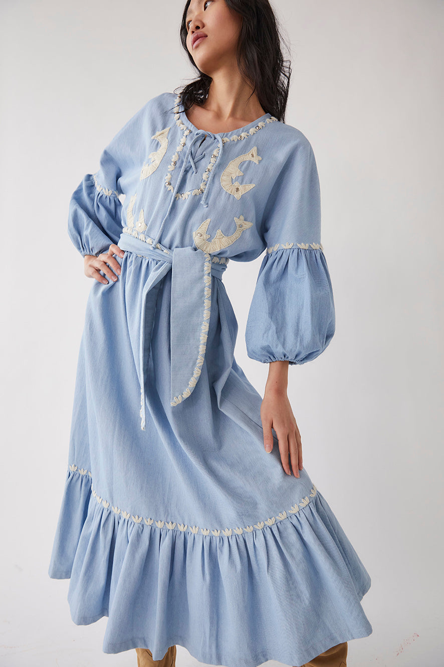 Vestido vaquero largo Lesly - Denim