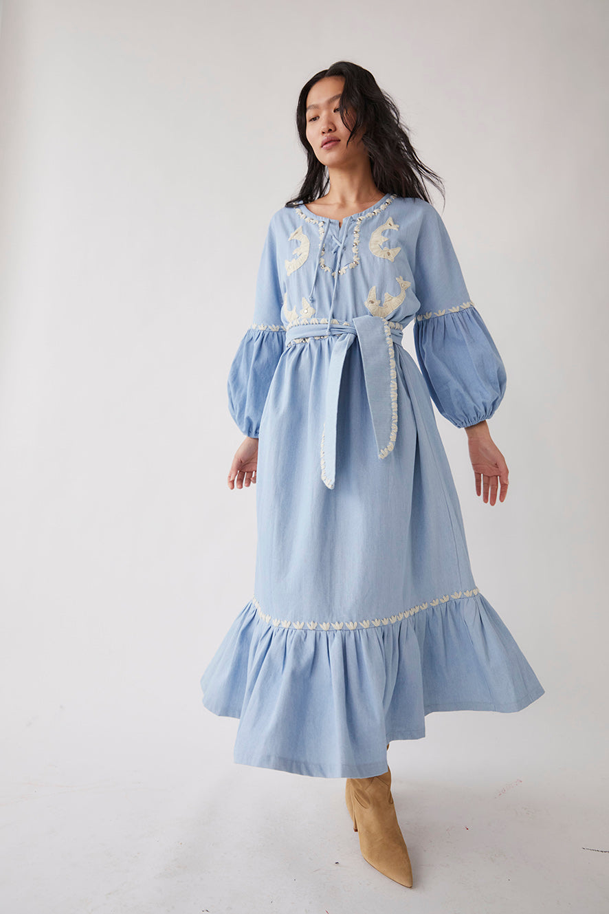Vestido vaquero largo Lesly - Denim