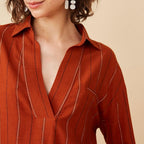 Talia Shirt - Steve Stripe