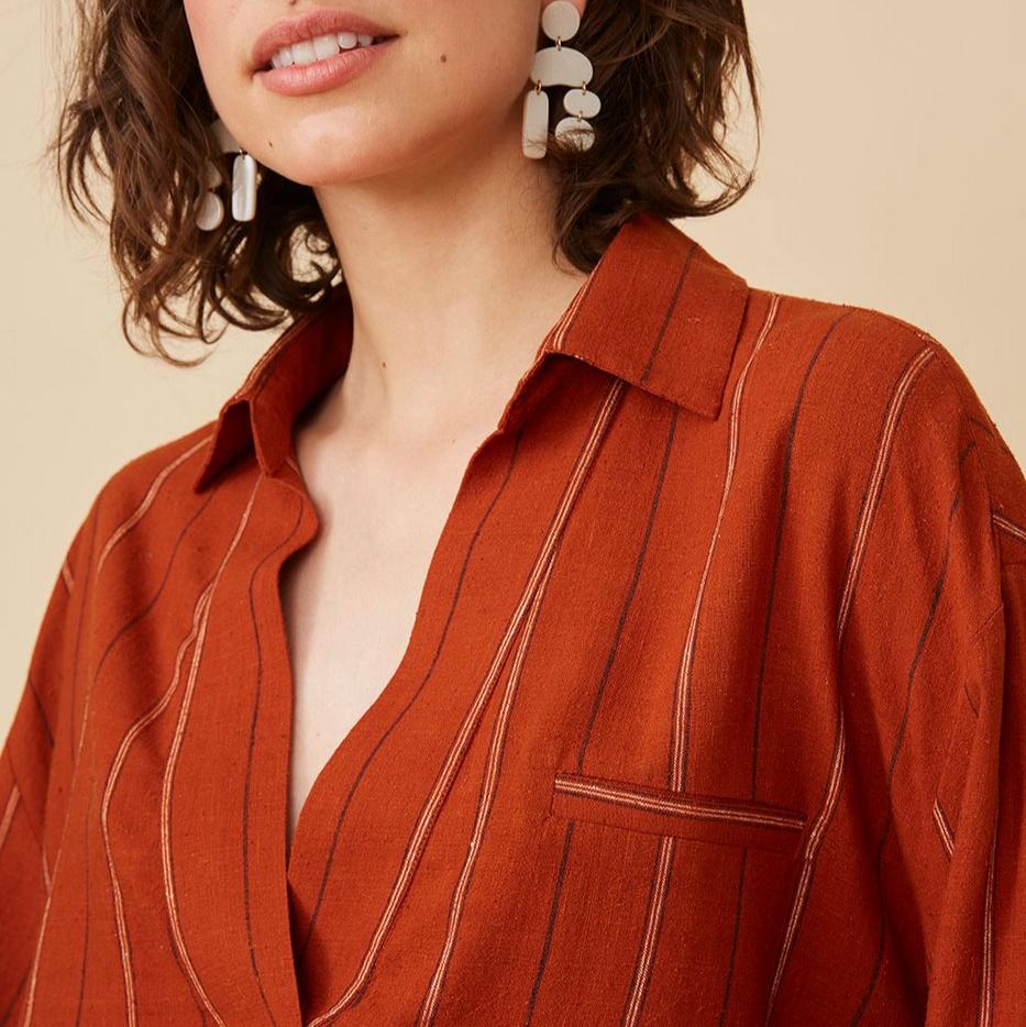 Talia Shirt - Steve Stripe