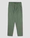 Taper Fatigue Trousers - Olive Sateen 8.5oz