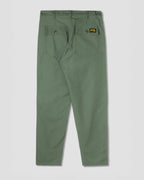 Taper Fatigue Trousers - Olive Sateen 8.5oz