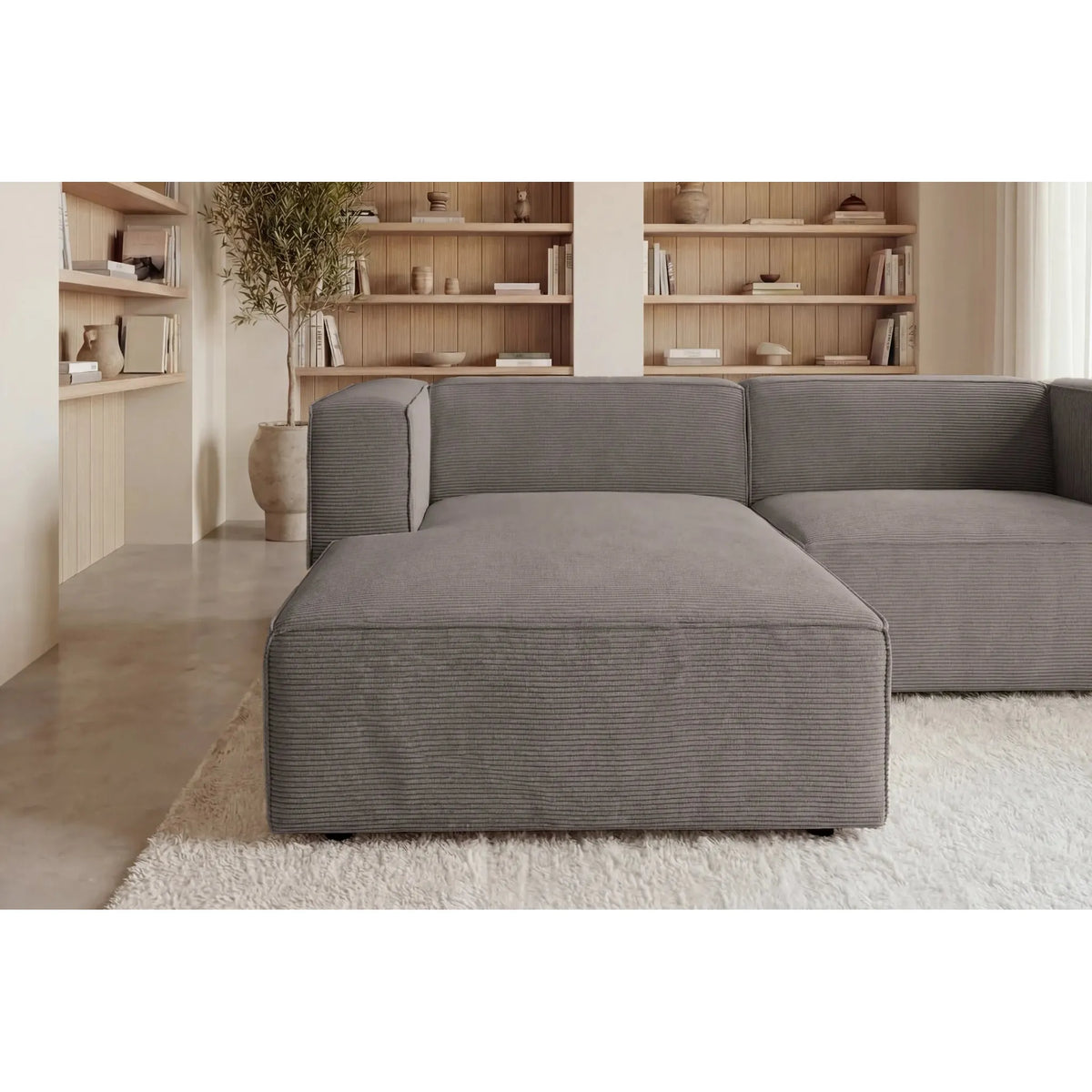 Basil Angle – Feincord – Ecksofa