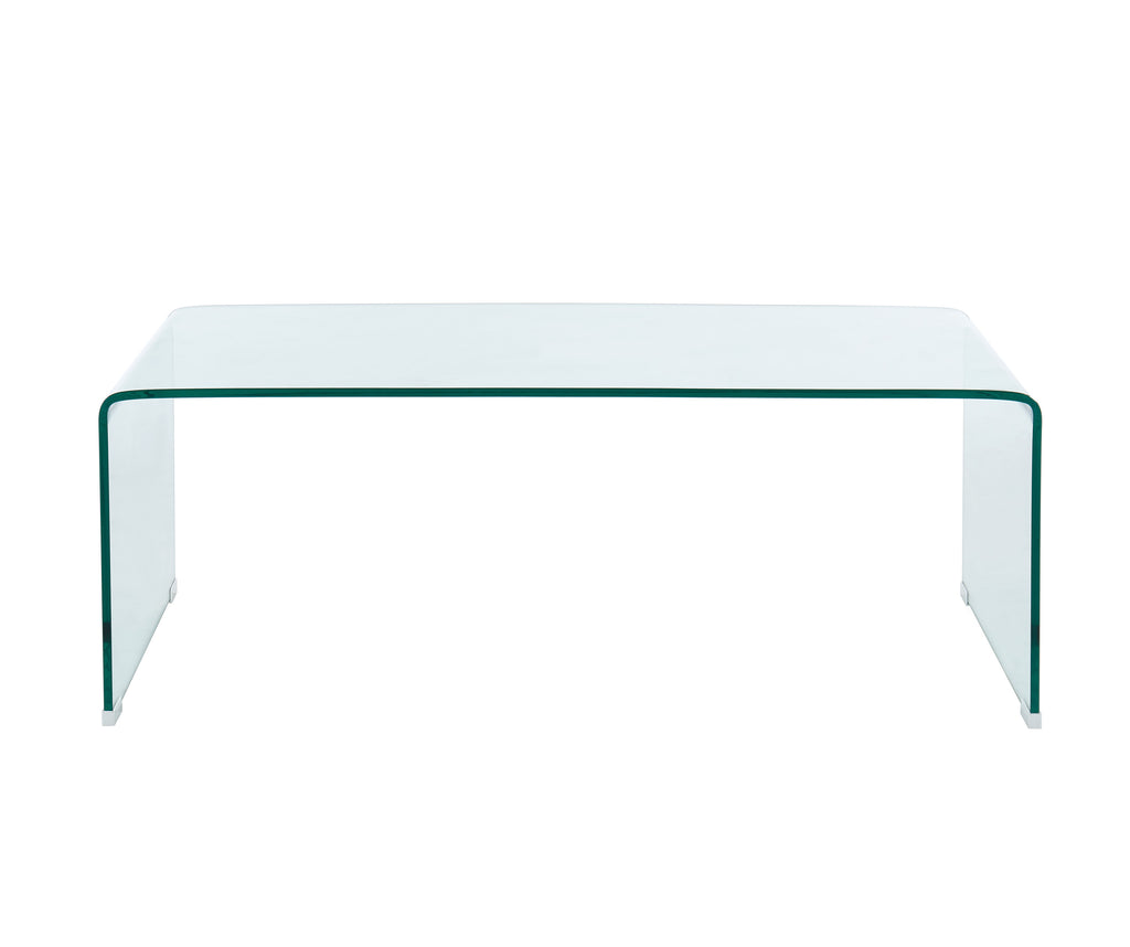 Ginza - Coffee Table - Tempered Glass - Transparent