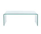 Ginza - Coffee Table - Tempered Glass - Transparent