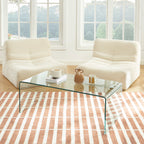 Ginza - Coffee Table - Tempered Glass - Transparent
