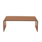 Ginza - Coffee Table - Tempered Glass - Amber