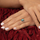 Chipotle Turquoise Ring 0.21 Ct And Sterling Silver