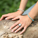 Ripireame Larimar Ring 5.29Ct And Sterling Silver