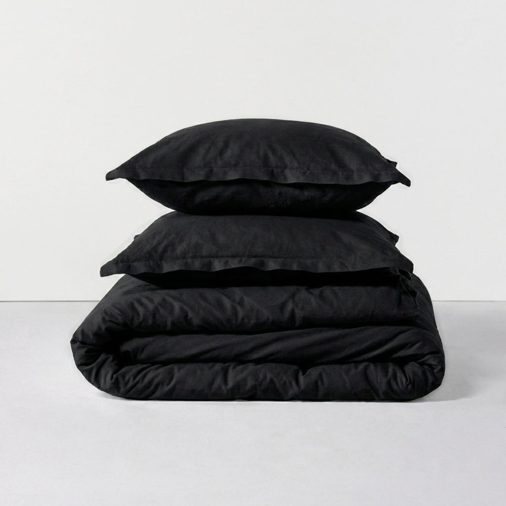 Basic Duvet Cover - Black