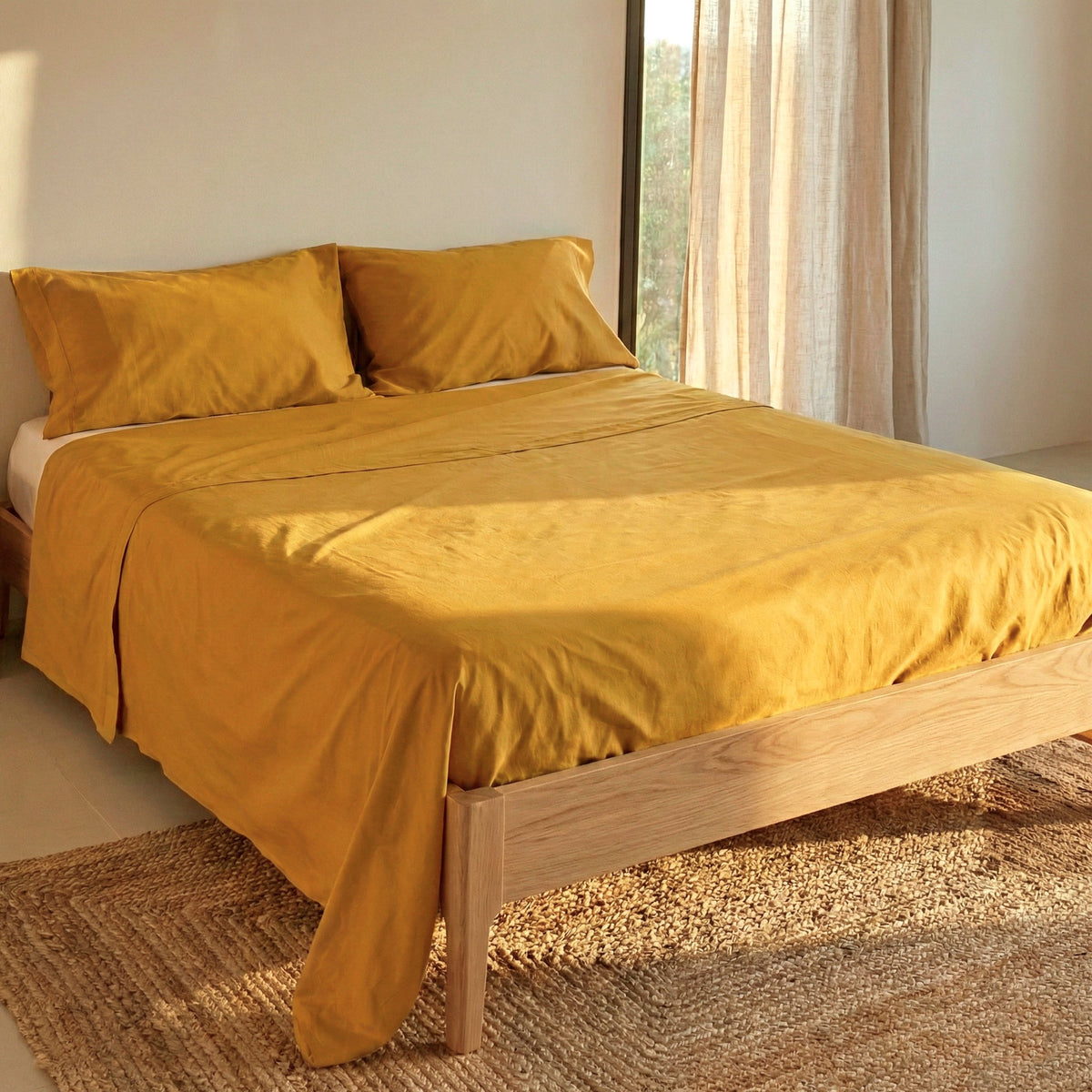 Drap Basic - Moutarde