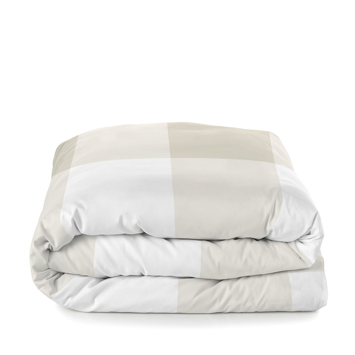 Gingham Duvet Cover - Beige