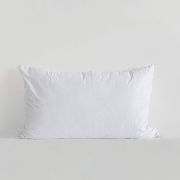 Waterproof Cotton Jersey Pillow Protector - White