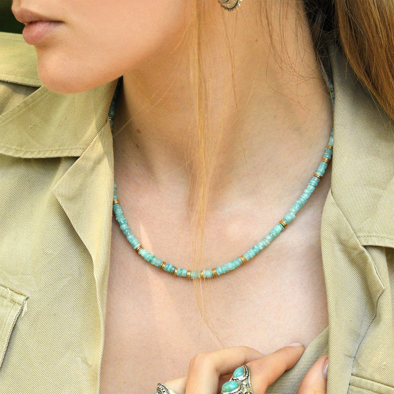 Collar Amazonita